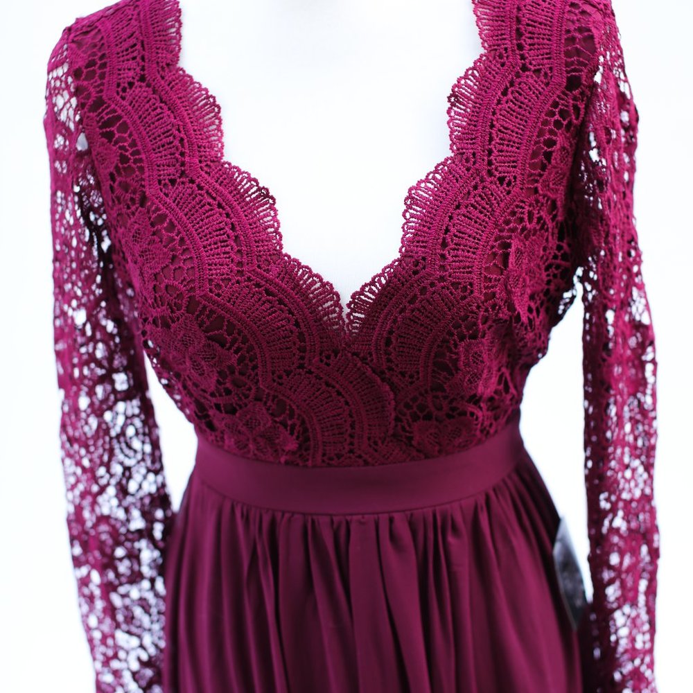 Lulus Lace Backless Dress - Picture 3 of 8